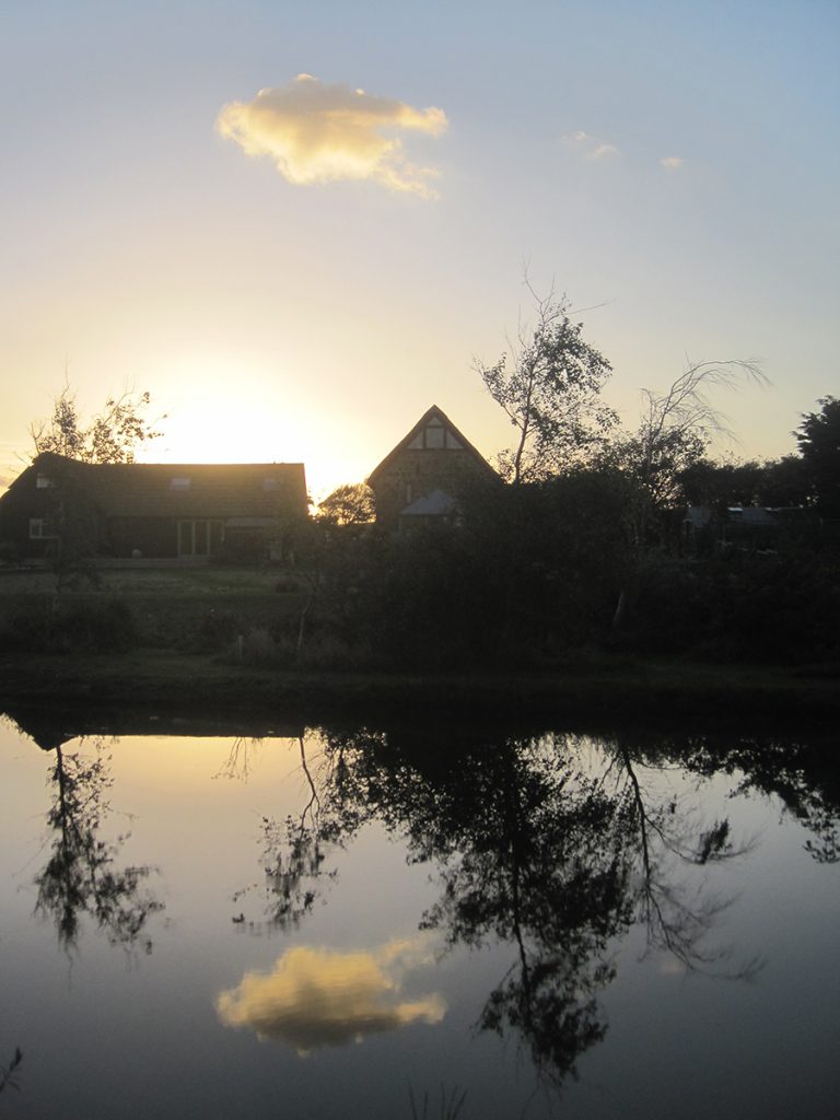 The Little Barn at Sunset