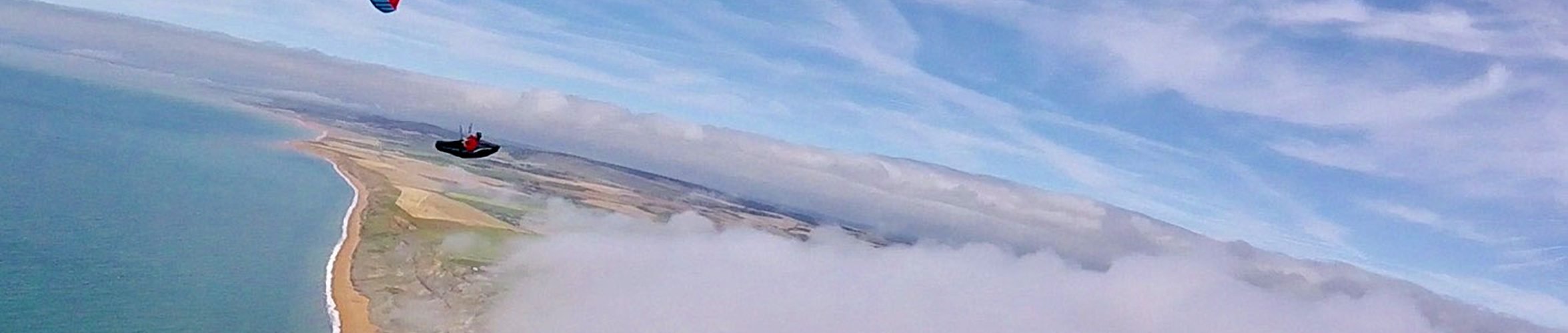 Paragliding on the Isle of Wight